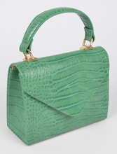 Load image into Gallery viewer, Faux Croc Top Handle Cross Body
