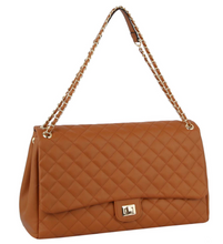 Load image into Gallery viewer, Fashion Quilted Large Messenger Satchel
