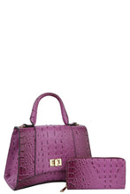 Load image into Gallery viewer, Fashion Croc Satchel
