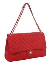 Load image into Gallery viewer, Fashion Quilted Large Messenger Satchel
